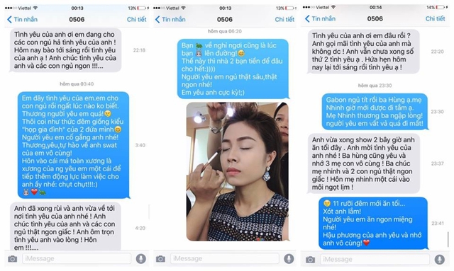 Trước đó, MC Hoàng Linh liên tục chia sẻ những bức ảnh tình tứ bên bạn trai mới kèm hình ảnh chụp màn tin nhắn khi Mạnh Hùng đang công tác xa khiến nhiều người ghen tỵ.