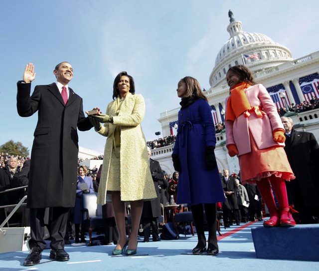 
Tổng thống Barack Obama tuyên thệ trong lần đắc cử đầu tiên vào năm 2009.

