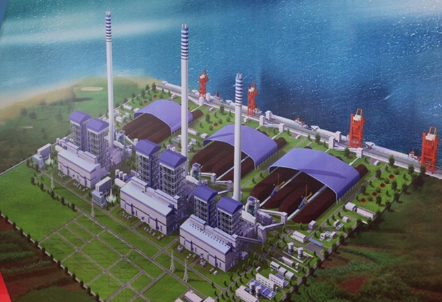 Phối cảnh dự án nhà máy nhiệt điện Sông Hậu 1
