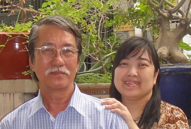 Ông Việt Hùng luôn nhận được sự ủng hộ hết mình từ con gái