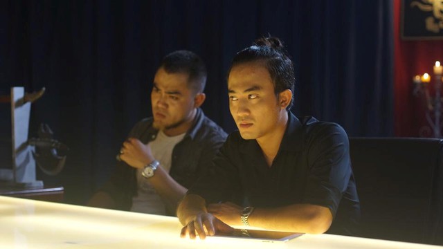 
Trong Người phán xử, nam diễn viên đảm nhận vai Trần Tú - con nuôi phản bội của ông trùm Phan Quân. Ảnh: VFC.
