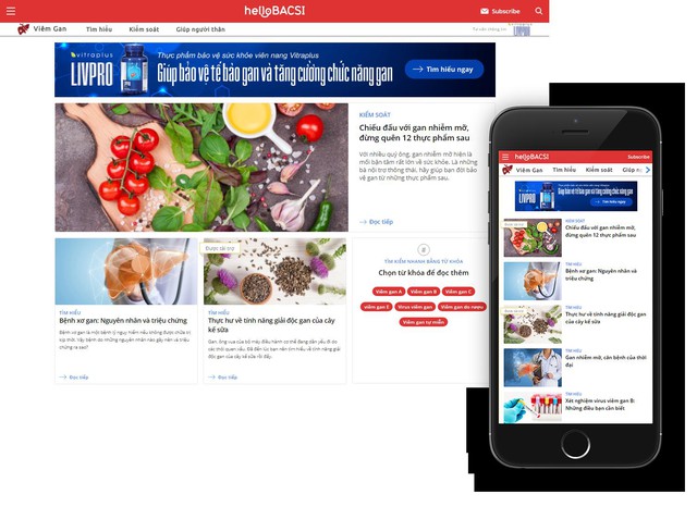 Hello Bacsi hi vọng chuyên đề sẽ trở thành người bạn đồng hành tin cậy của mọi nhà cho một lá gan khỏe mạnh.