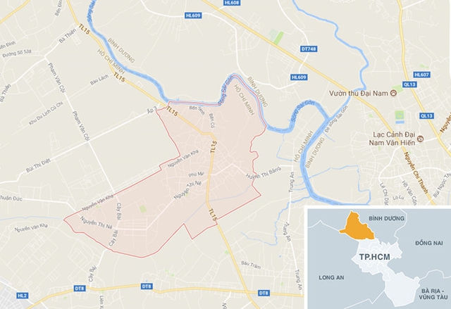 Vị tr&iacute; nơi &ocirc;ng Ph&eacute;p va chạm giao th&ocirc;ng. Ảnh: Google maps. 