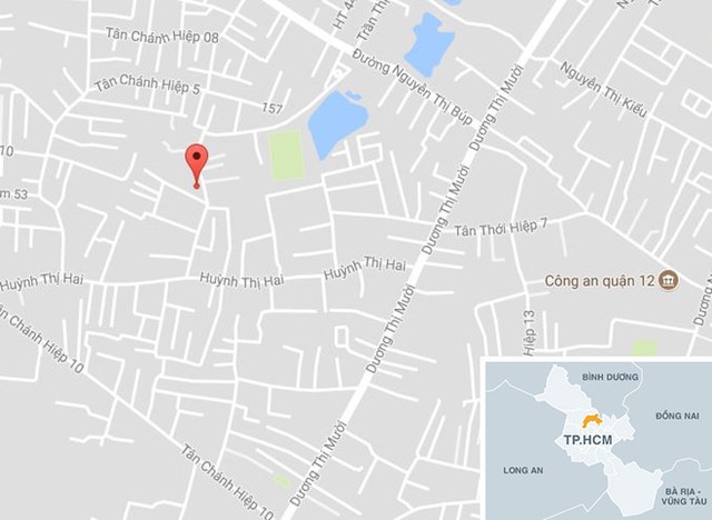 Vị tr&iacute; gần nơi xảy ra vụ việc. Ảnh: Google Maps