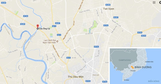 Địa điểm xảy ra vụ việc. Ảnh: Google Maps.
