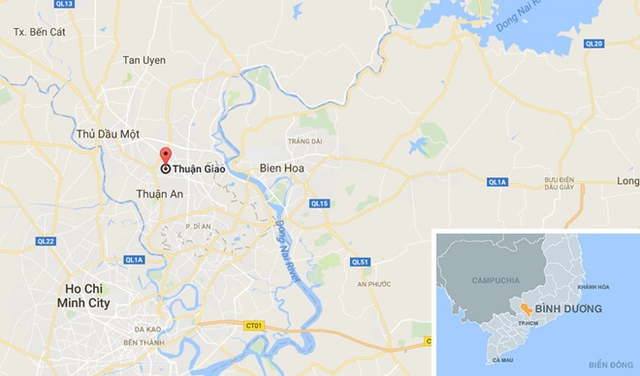 Địa điểm xảy ra vụ việc. Ảnh: Google Maps.