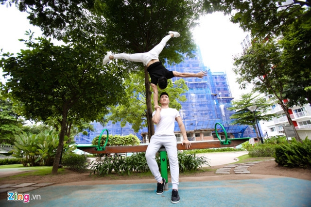 Anh em Quốc Cơ - Quốc Nghiệp. Ảnh: Hải An.