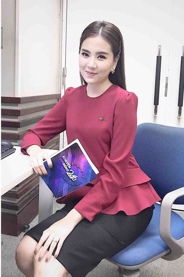 Mai Ngọc giờ đây đã là một cô MC có tiếng của đài truyền hình Việt Nam.