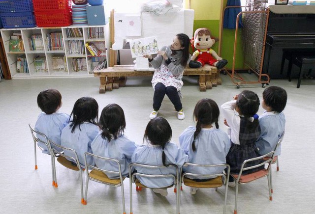 Một lớp mẫu gi&aacute;o ở Nhật Bản. (Ảnh: Japantimes)