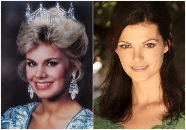 Gretchen Carlson v&agrave; Kate Shindle, hai hoa hậu Mỹ kh&aacute;c cũng bị c&aacute;c &ocirc;ng tr&ugrave;m n&oacute;i xấu. Ảnh: Fox News/Time.
