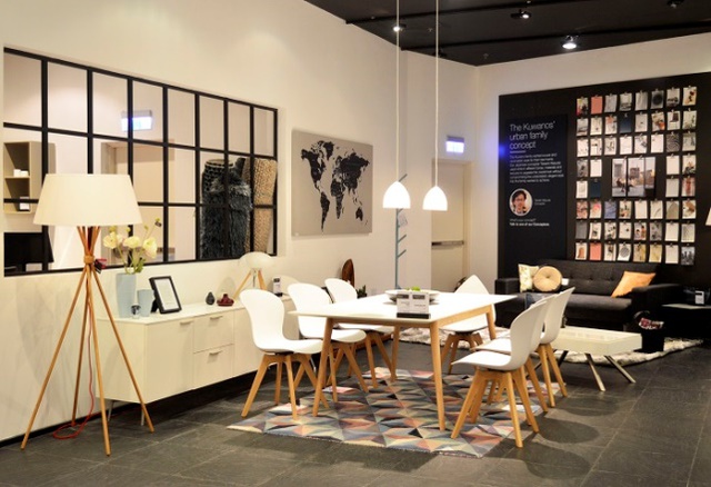 Góc showroom của BoConcept tại Việt Nam