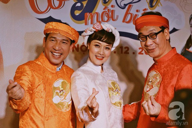 Quang Thắng, Vân Dung và nghệ sĩ Đức Khuê thủ vai Táo trong bộ phim sitcom Có giời mới biết.