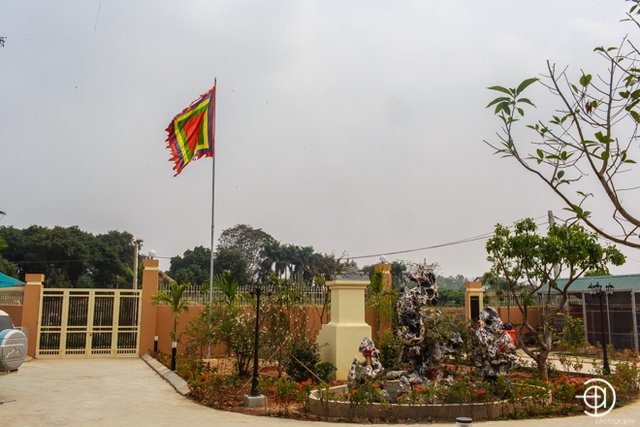 Bao quanh cả 3 khu nhà là những vạt đất được trồng cây xanh cầu kỳ. Toàn bộ cây cối trong vườn nhà đều do vợ chồng Việt Hoàn tự tay trồng và chăm sóc.