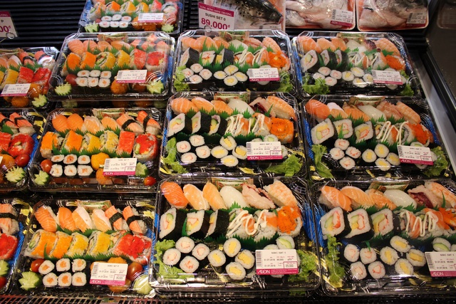 Thưởng thức các món đặc sắc của Nhật Bản tại các trung tâm mua sắm Aeon để làm phong phú hơn thực đơn Tết của cả gia đình