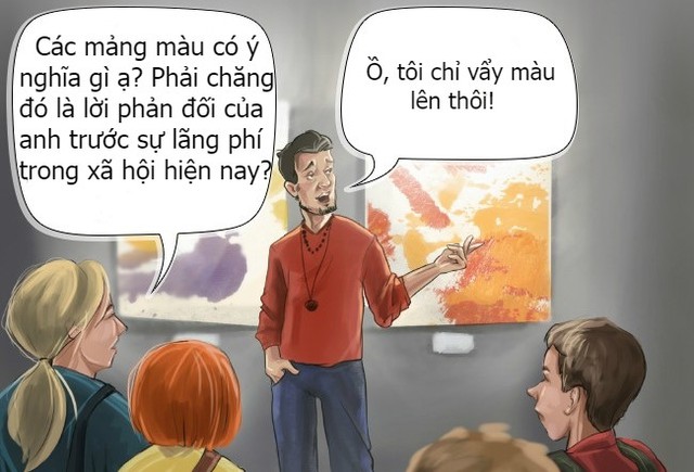 Đôi khi, chính tác giả cũng không có trí tưởng tượng phong phú như khán giả về sản phẩm của mình.