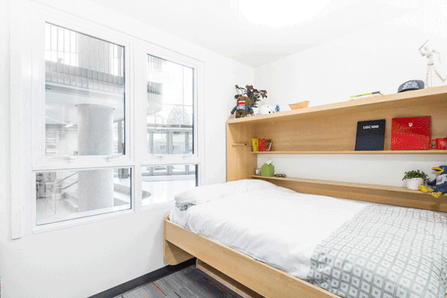 4. Mẫu giường thông minh được thiết kế đặc biệt cho sinh viên hay người sống độc thân trong những căn hộ nhỏ hẹp.