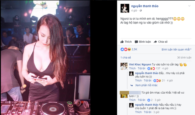 Nhiều người phải xuýt xoa vì nhan sắc cực hot của nữ DJ - bạn gái Khắc Việt.