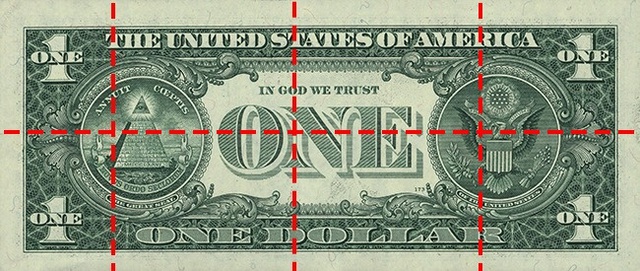 
Tờ giấy 1 USD sẽ được gấp nhỏ lại và thay thế bằng tờ tiền 100 đô la.
