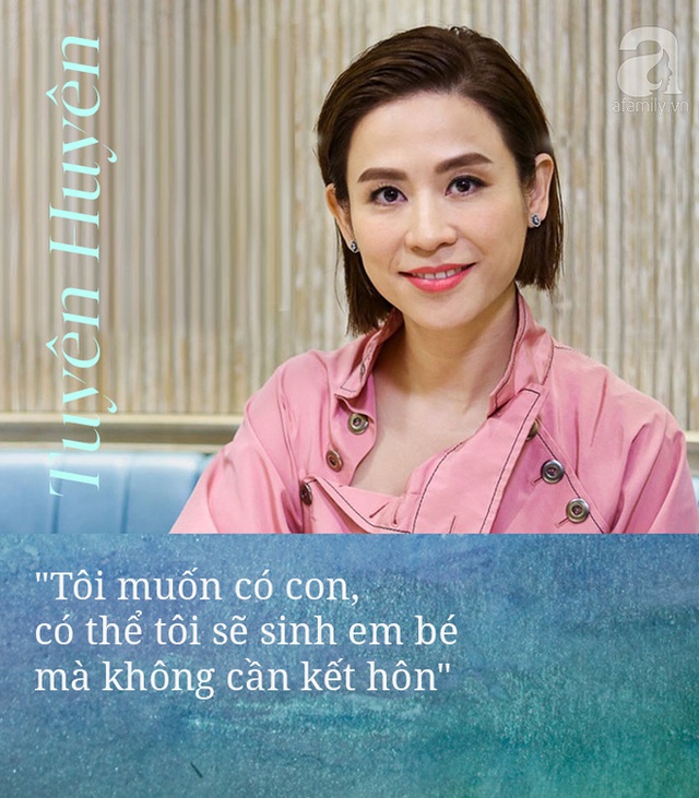 Tuyên bố không kết hôn mà sinh con của Tuyên Huyên là tư tưởng của rất nhiều cô gái hiện đại.