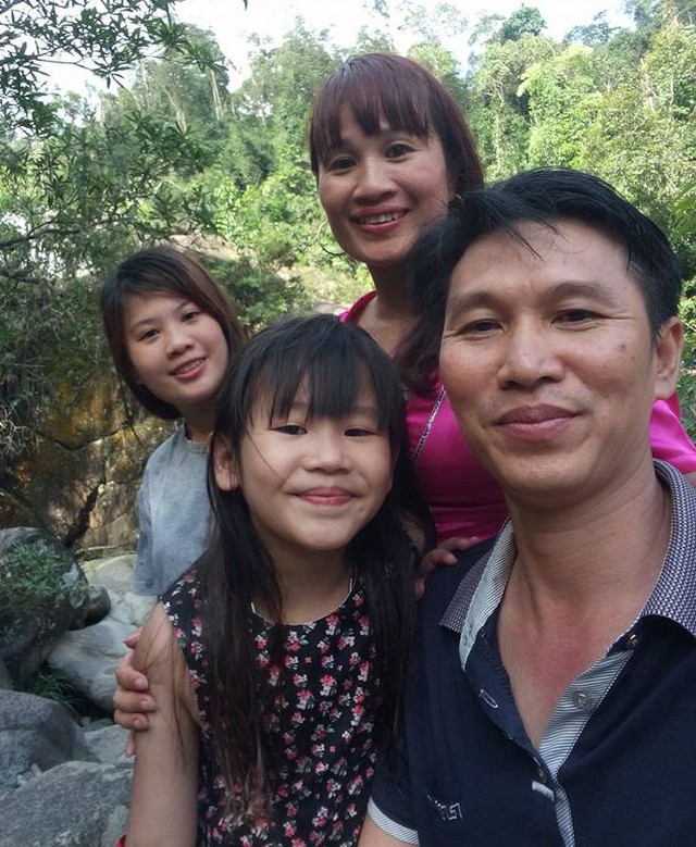 Gia đình hạnh phúc của Lê Thị Dần.