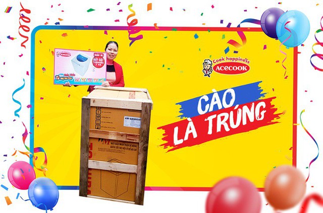 Chị Ngô Thị Thư (Hoàng Mai, Hà Nội) “Máy giặt xịn quá, mấy bà nội trợ như mình thích lắm!”