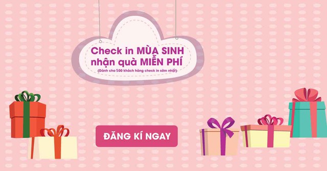 Link đăng k&yacute; nhận qu&agrave; khi Check in tại M&ugrave;a Sinh Fair 2017: https://goo.gl/KtJomq