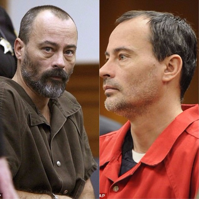 Cha của 3 cậu b&eacute; l&agrave; John Skelton đ&atilde; bị kết &aacute;n 10 &ndash; 15 năm t&ugrave; giam v&igrave; tội giam giữ người bất hợp ph&aacute;p. H&igrave;nh ảnh của John Skelton v&agrave;o th&aacute;ng 12/2010 (tr&aacute;i) v&agrave; th&aacute;ng 3/2011 (phải).