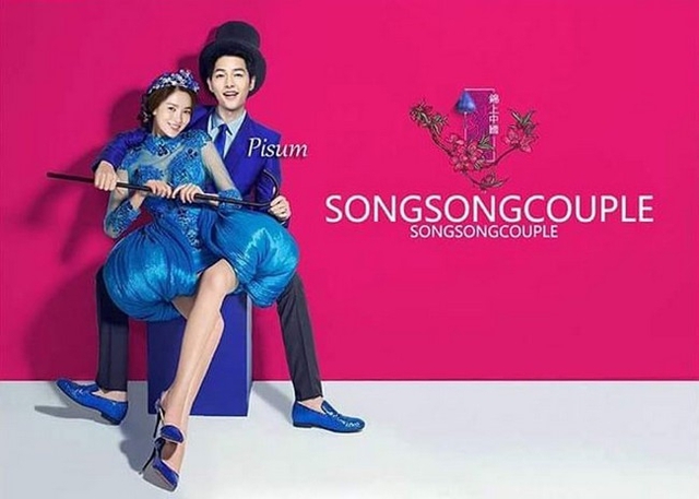 
Ngoài ra, người hâm mộ còn sáng tạo những bộ ảnh cưới độc đáo, nhiều màu sắc và không quên để tên: Song - Song Couple.
