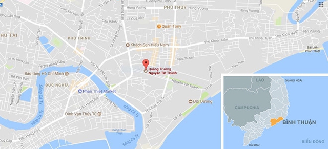 
Quảng trường Nguyễn Tất Thành nơi tổ chức lễ hội Trung thu. Ảnh: Google Maps.
