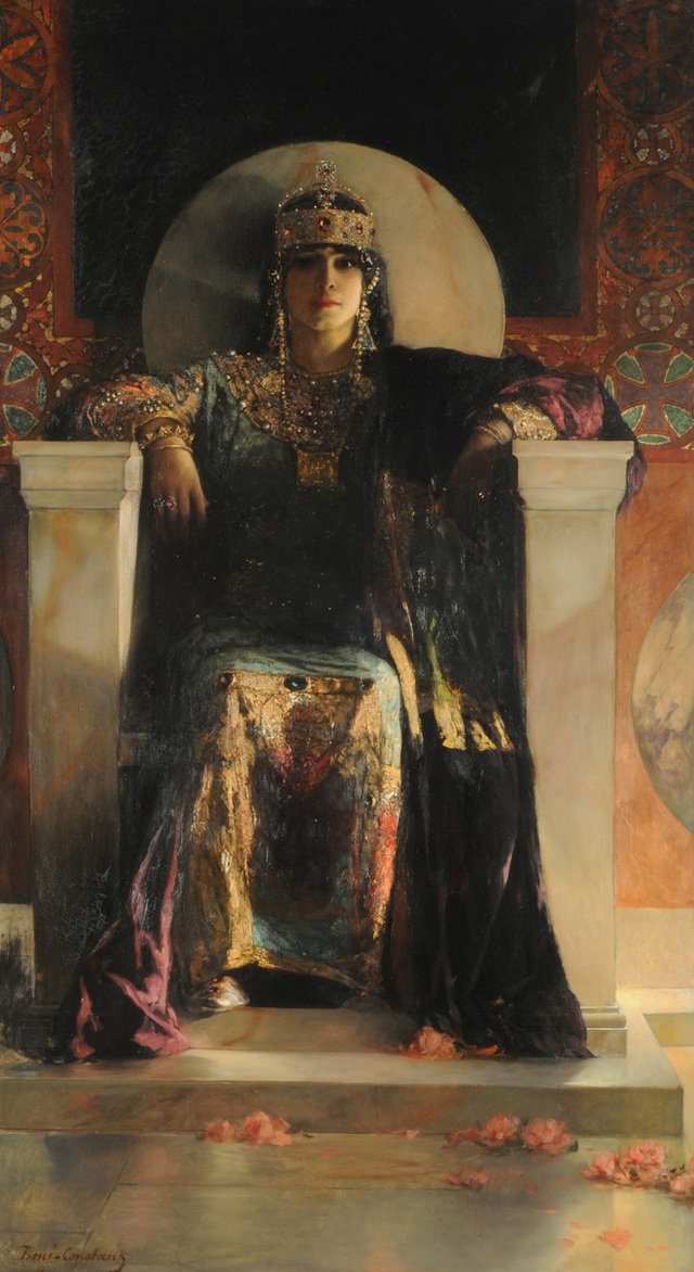 Bức tranh sơn dầu vẽ hoàng hậu Theodora của Jean-Joseph Benjamin-Constant.