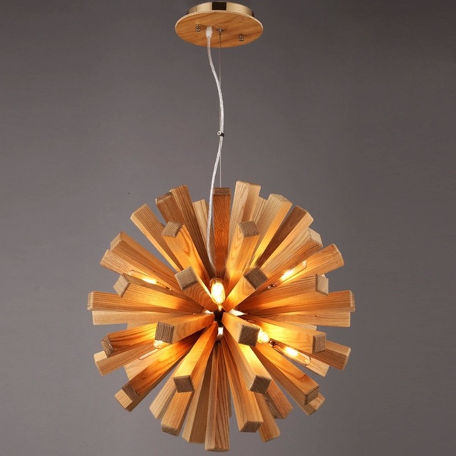 Mẫu đ&egrave;n gỗ được lấy &yacute; tưởng từ những ph&acirc;n tử h&oacute;a học.