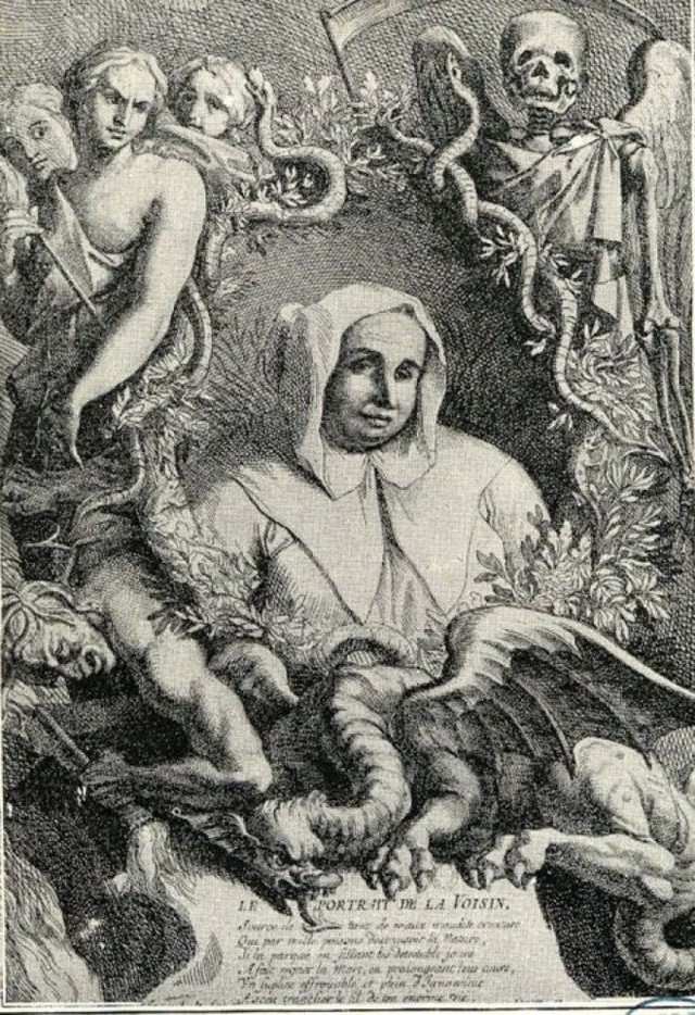 Bức họa vẽ lại hình ảnh nữ phù thủy gieo rắc nỗi kinh hoàng cho nước Pháp thế kỷ XVII.