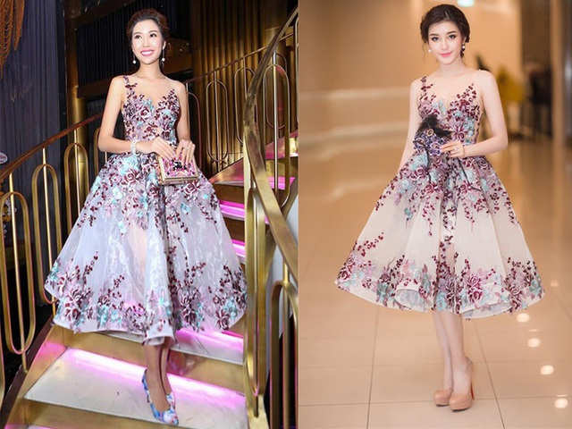 
Chiếc đầm thêu hoa của NTK Lê Thanh Hòa cũng là một trong những trang phục được các mỹ nhân Việt ưa thích bậc nhất trong những ngày đầu năm 2017.
