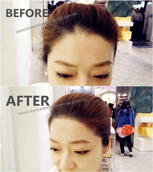 
Phấn Pang Pang Hair Shadow sẽ khắc phục những nhược điểm vầng trán mà hầu như ai cũng mắc phải, khiến cho khuôn mặt bạn sẽ đc cân đối ngay từ chân tóc.

