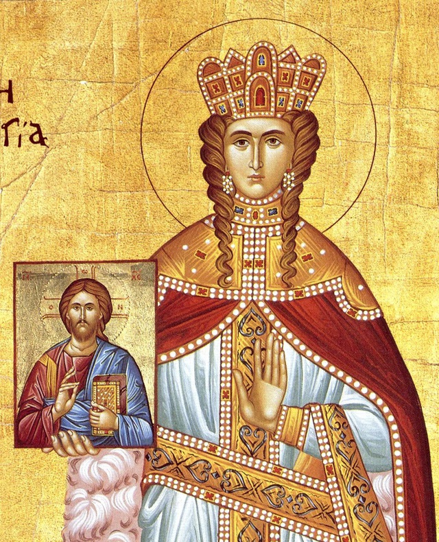 Một bức họa khác về Hoàng hậu lắm tài nhiều tội - Theodora (Nguồn: History.com)