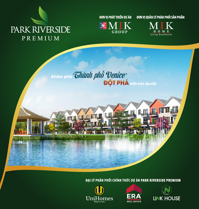 
Dự án Park Riverside Premium sẽ được 3 đại lý UniHomes, LinkHouse và ERA Vietnam giới thiệu chính thức vào ngày 06/08/2017 tại Gem Center.
