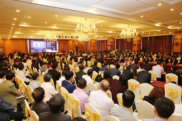 
Gần 600 doanh nghiệp tỉnh Quảng Ninh dự hội nghị gặp gỡ, tiếp xúc. Ảnh: Đ.Phương
