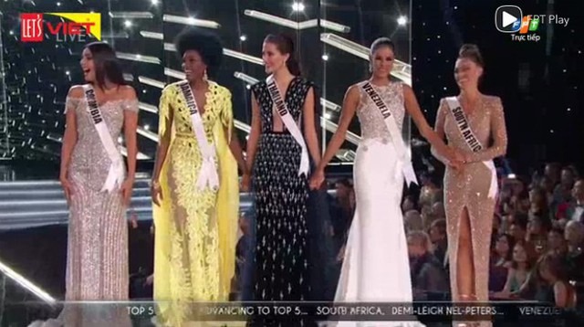 
5 gương mặt đẹp nhất của Miss Universe 2017.
