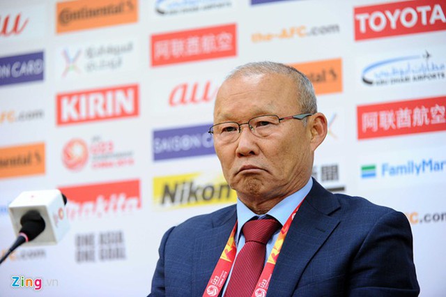 Huấn luyện viên Park Hang-seo gửi lời xin lỗi đến người hâm mộ bóng đá Việt Nam.