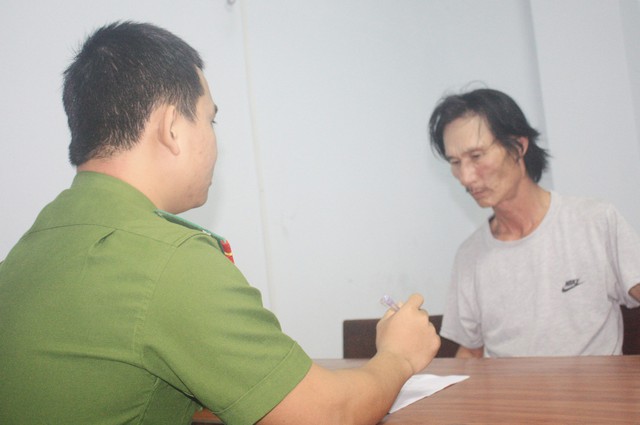 Đối tượng Khánh khai nhận hành vi sát hại người tình tại cơ quan công an.