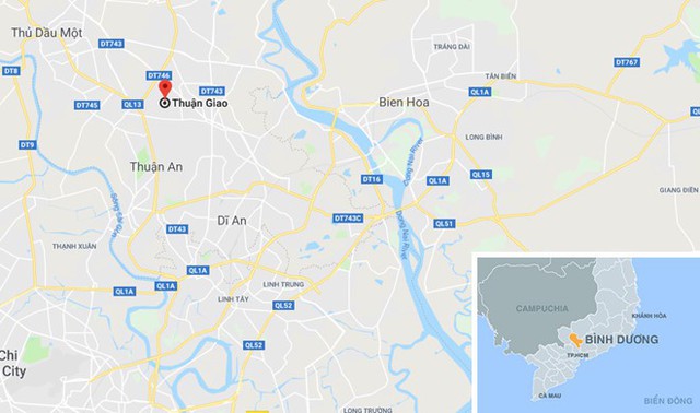 Địa điểm xảy ra tai nạn. Ảnh: Google Maps.