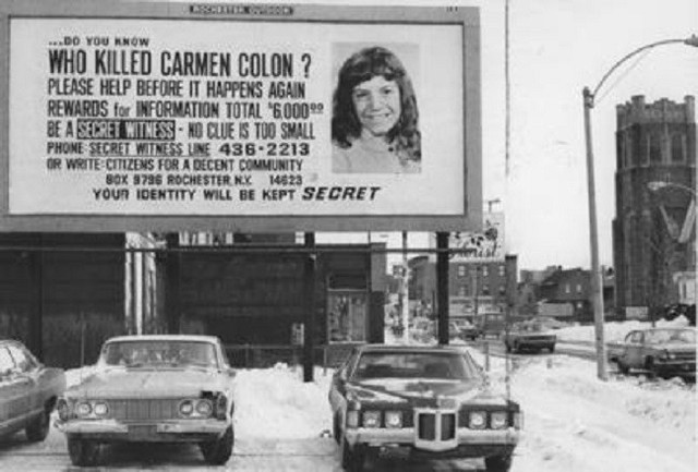 Cảnh sát giăng biển tìm kiếm kẻ giết hại cô bé Carmen Colon.