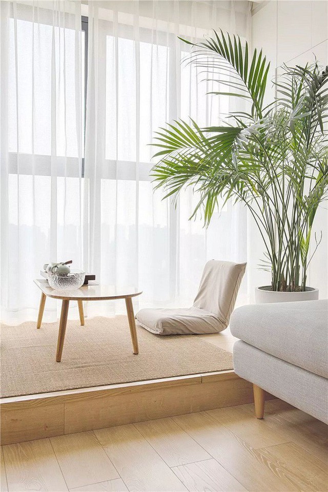 
Với thiết kế cửa kính lớn giúp căn hộ đón được nhiều ánh sáng tự nhiên vào phòng.
