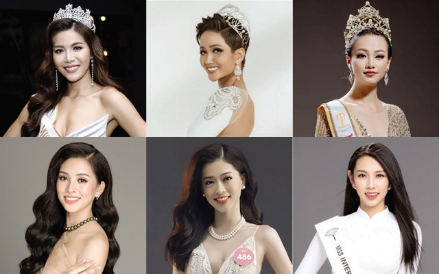 
6 đại diện nhan sắc Việt Nam tại đấu trường sắc đẹp Quốc tế 2018.
