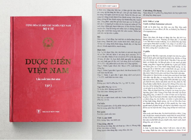Dây thìa canh chính thức được đưa vào Dược điển Việt Nam