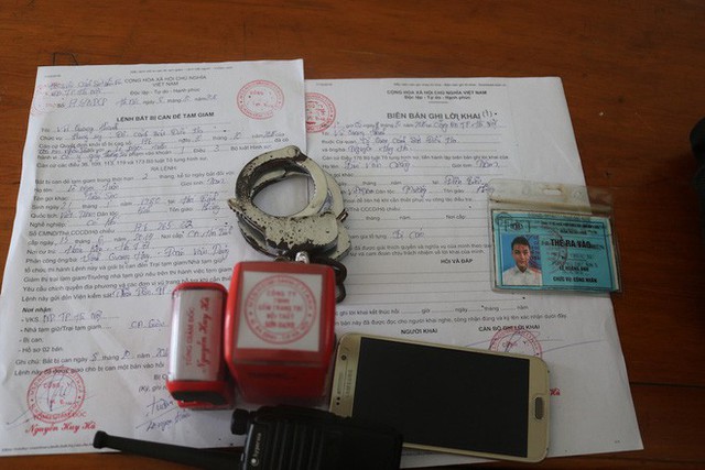 Tang vật cơ quan công an thu giữ.