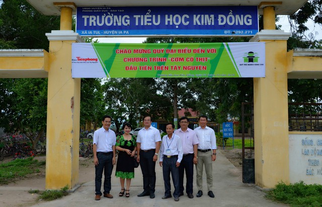 Kim Đồng là trường tiểu học có 100% học sinh người đồng bào dân tộc Jrai