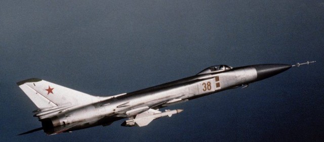 Một chiếc máy bay Su-15 Flagon cùng loại với chiếc liên quan tới vụ tai nạn của Gagarin. Ảnh: warisboring.com