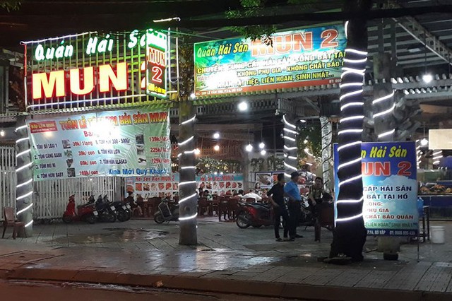 Quán ăn nơi xảy ra vụ việc. Ảnh: Thái Linh.