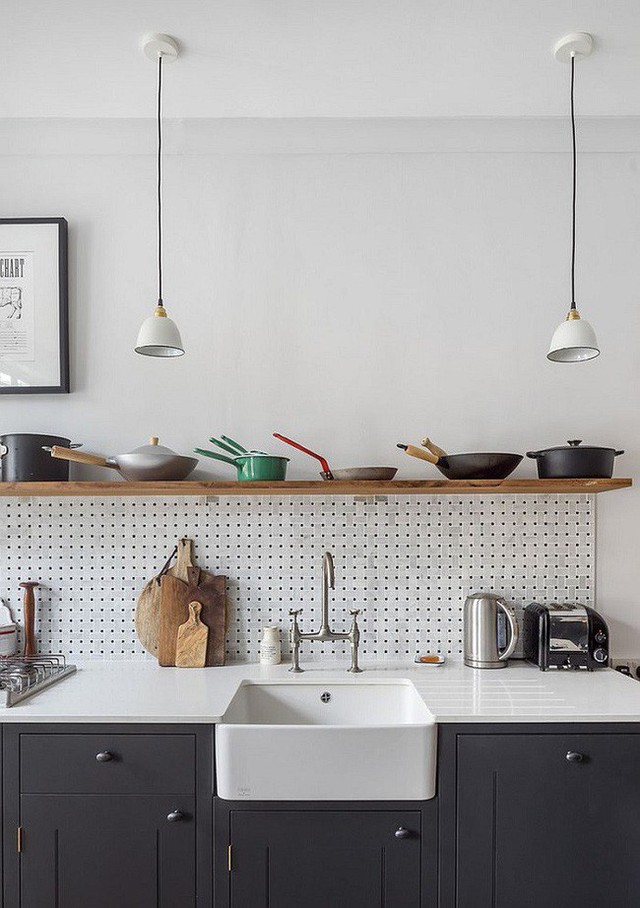 
Không những tiện dụng, bảng đục lỗ còn tạo phong cách hiện đại cho nhà bếp của bạn.
